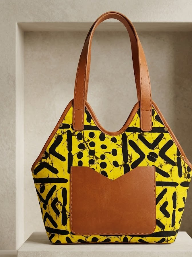 Curated arrangement of newly released Vessels bags and accessories in a warm editorial setting